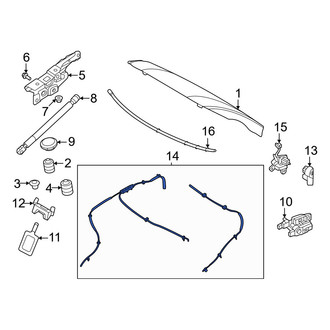 Volvo OE - Front Hood Release Cable