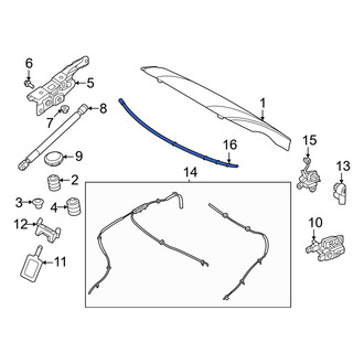 Volvo OE - Front Hood Seal