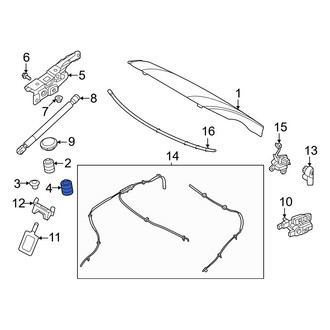 Volvo OE - Front Hood Stop Buffer
