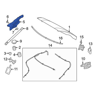 Volvo OE - Front Left Hood Hinge