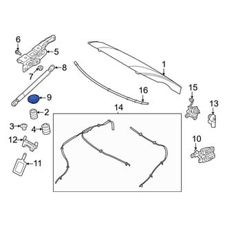 Volvo OE - Front Hood Stop Buffer