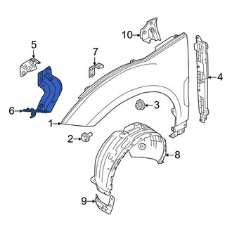 Volvo OE - Front Left Lower Fender Bracket