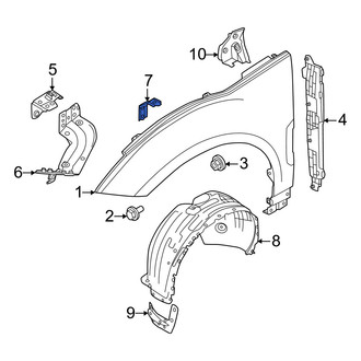 Volvo OE - Rear Fender Bracket