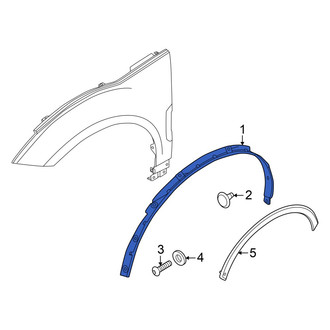 Volvo OE - Front Left Inner Wheel Arch Molding