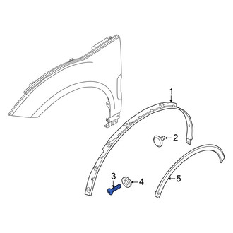 Volvo OE - Wheel Arch Molding Screw