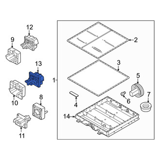 Volvo OE - Rear Right Drive Motor Battery Pack Connector