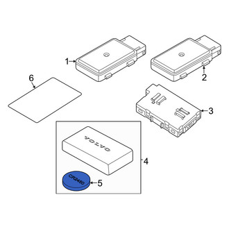 Volvo OE - Keyless Entry Transmitter Battery