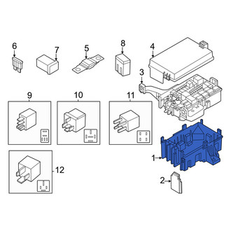 Volvo OE - Lower Outer Fuse and Relay Center Cover