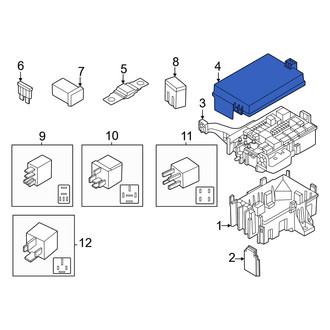 Volvo OE - Upper Outer Fuse and Relay Center Cover