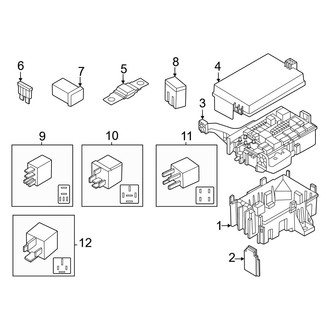 Volvo OE - Electrical - Fuse & Relay (Engine Compartment)