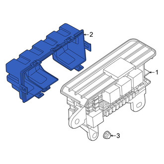 Volvo OE - Inner Fuse and Relay Center Cover