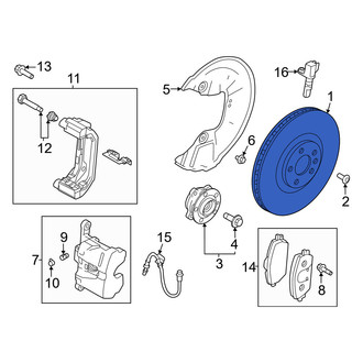 Volvo OE - Front Disc Brake Rotor