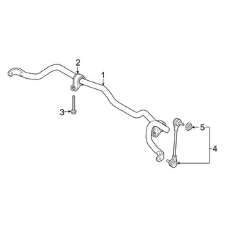 Volvo OE - Front Suspension - Stabilizer Bar & Components