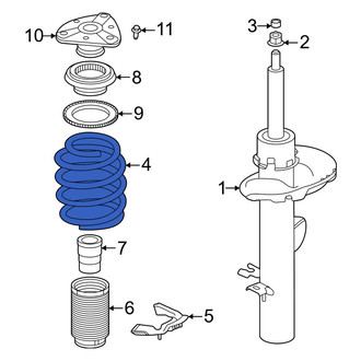 Volvo OE - Front Coil Spring