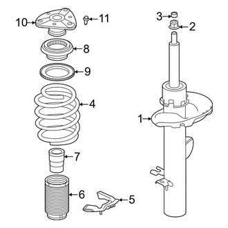 Volvo OE - Front Suspension - Struts & Components