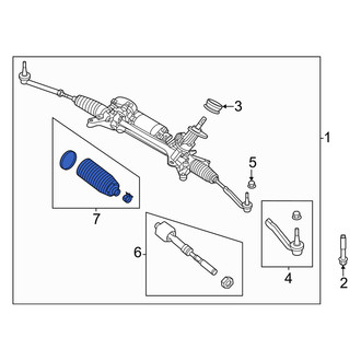Volvo OE - Front Rack and Pinion Bellows