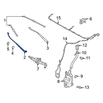 Volvo OE - Front Right Wiper Arm