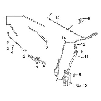 Volvo OE - Windshield - Wiper & Washer Components (E400V14 Engine / E400V18 Engine)