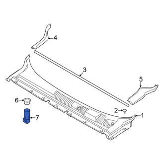 Volvo OE - Left Lower Cowl Panel Drain Hose