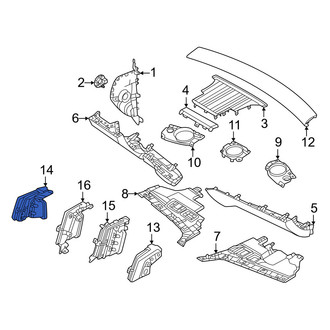 Volvo OE - Left Outer Dashboard Air Vent