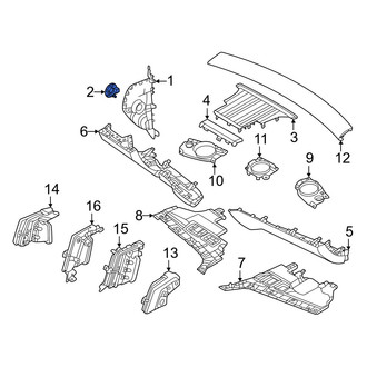 Volvo OE - Left Dashboard Panel Cap