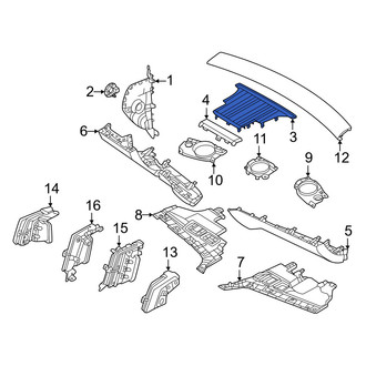 Volvo OE - Upper Instrument Panel Cover