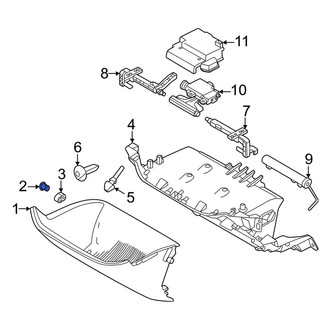 Volvo OE - Glove Box Door Insulator