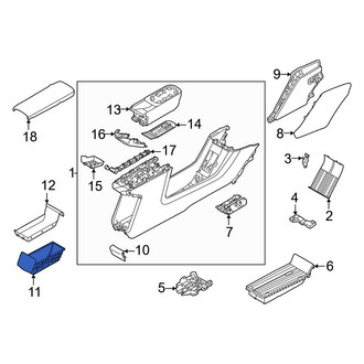 Volvo OE - Console Tray