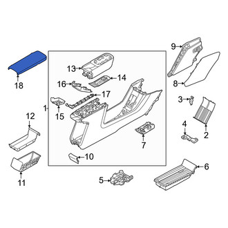 Volvo OE - Console Armrest