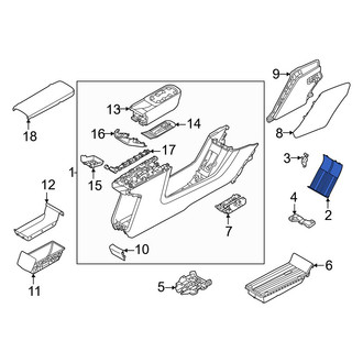 Volvo OE - Front Console Mat