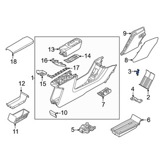 Volvo OE - Front Console Bracket