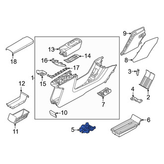 Volvo OE - Rear Console Bracket