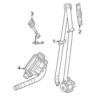 Volvo OE - Restraint Systems - Front Seat Belts