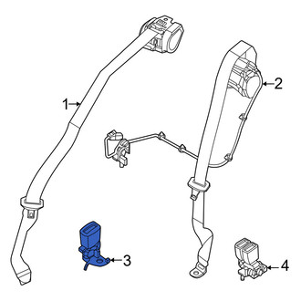 Volvo OE - Rear Right Seat Belt Receptacle