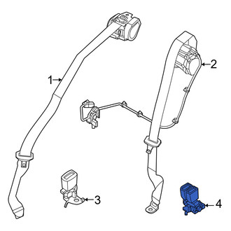 Volvo OE - Rear Left Seat Belt Receptacle