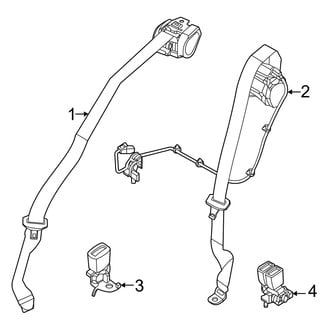 Volvo OE - Restraint Systems - Rear Seat Belts