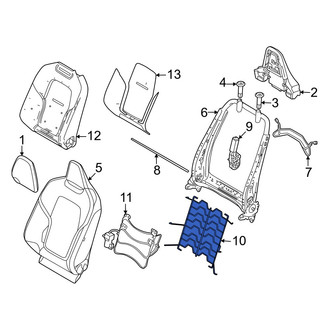 Volvo OE - Front Left Seat Back Cushion Spring