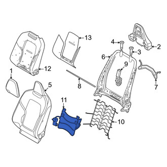 Volvo OE - Front Left Seat Lumbar Support Cushion