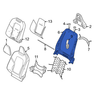 Volvo OE - Front Right Seat Back Frame