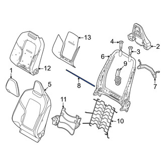 Volvo OE - Front Center Right Power Seat Motor Drive Shaft