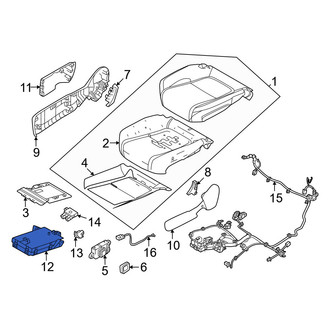 Volvo OE - Front Left Power Seat Control Module