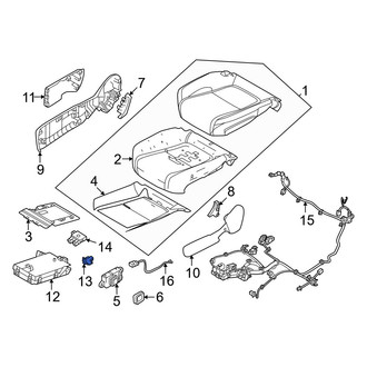 Volvo OE - Front Right Seat Track Position Sensor