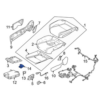 Volvo OE - Front Right Air Bag Seat Sensor Mat