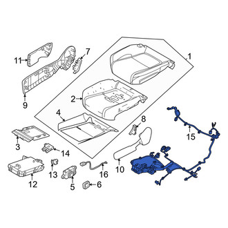 Volvo OE - Front Left Power Seat Wiring Harness