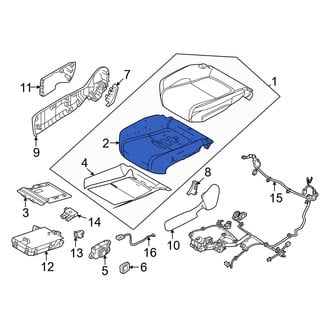 Volvo OE - Front Right Seat Cushion Foam