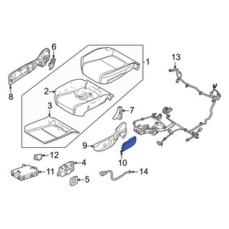 Volvo OE - Front Left Inner Seat Trim Panel