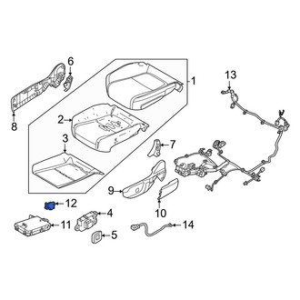 Volvo OE - Front Left Seat Track Position Sensor