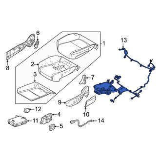 Volvo OE - Front Left Power Seat Wiring Harness