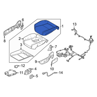 Volvo OE - Front Left Seat Cushion Foam