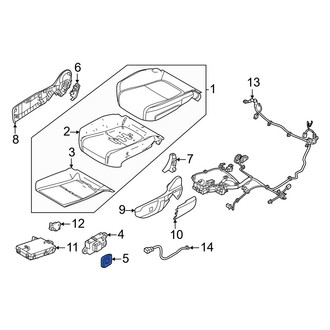 Volvo OE - Front Right Power Seat Switch Knob